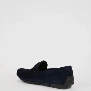 Roberto Cavalli | Shoes | Roberto Cavalli Blue Suede Loafers  display picture 3